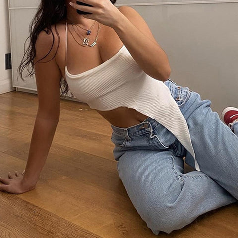 Angled Cropped Top